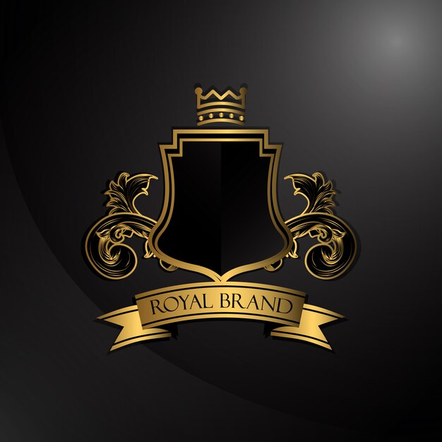 Logo elegante dorado