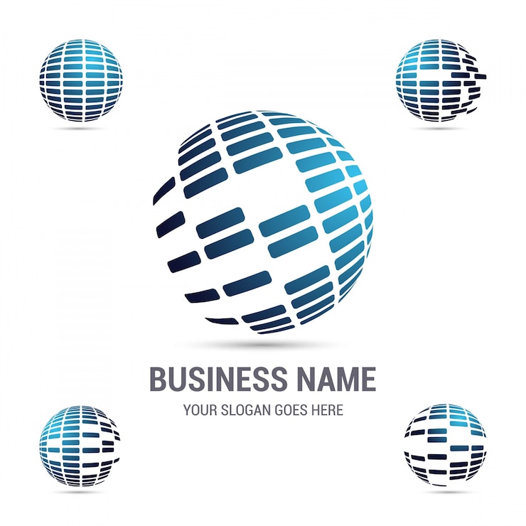 Vector gratuito logo de empresa corporativa