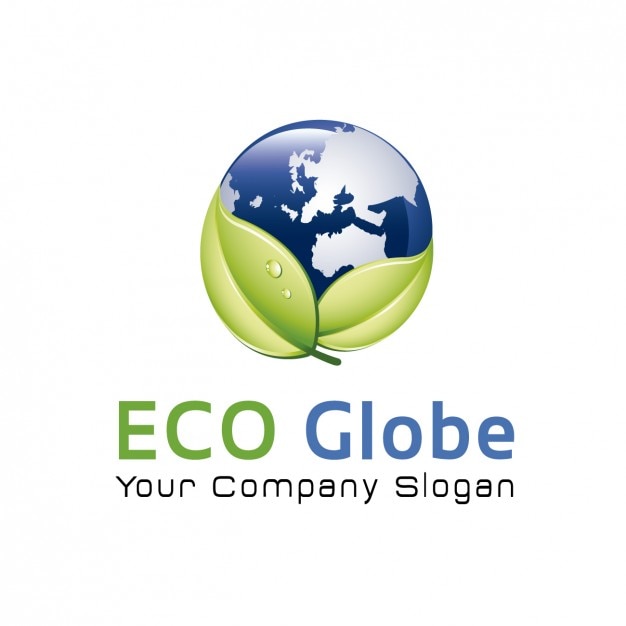 Vector gratuito logo empresa ecol
