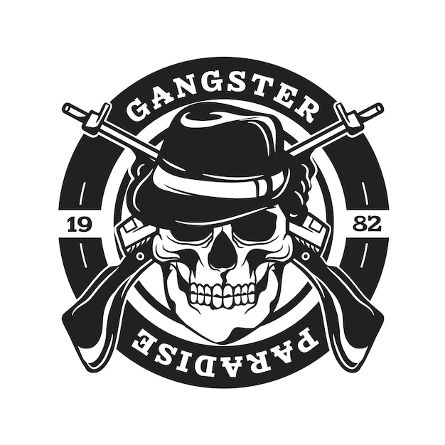 Logo de gandster retro