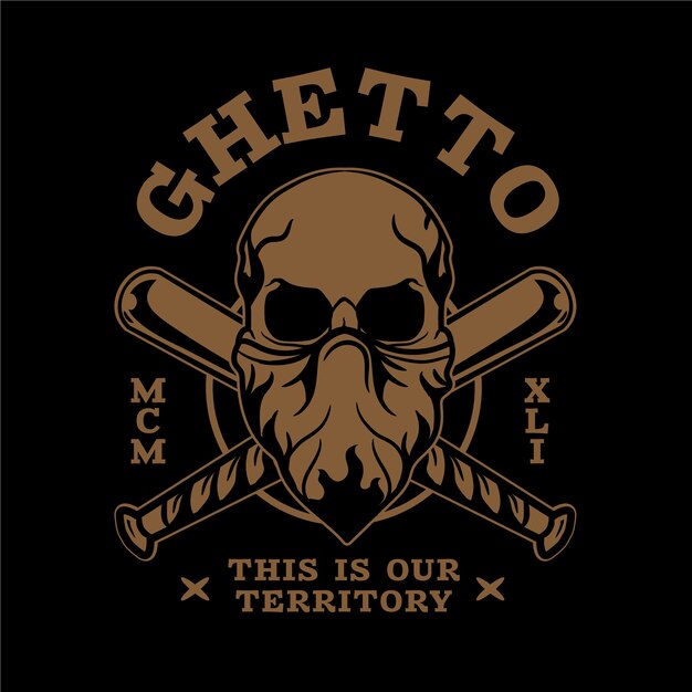 Logo de gandster retro