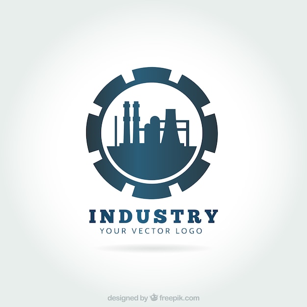 Vector gratuito logo industria