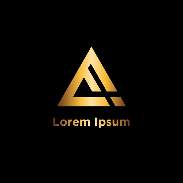 Logo lujo degradado diseño colorido