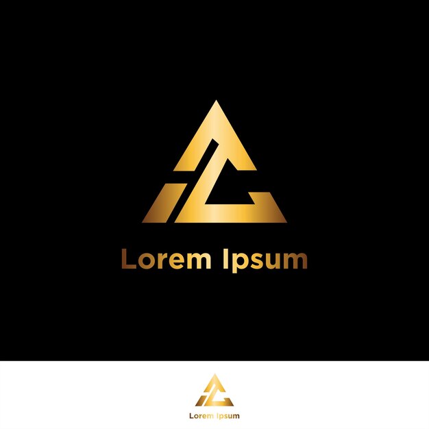 Logo lujo degradado diseño colorido