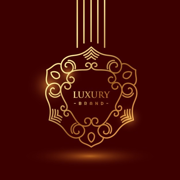 Logo lujoso dorado