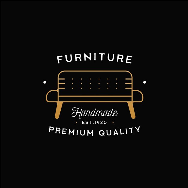 Logo de muebles minimalistas