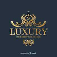 Vector gratuito logo ornamental elegante