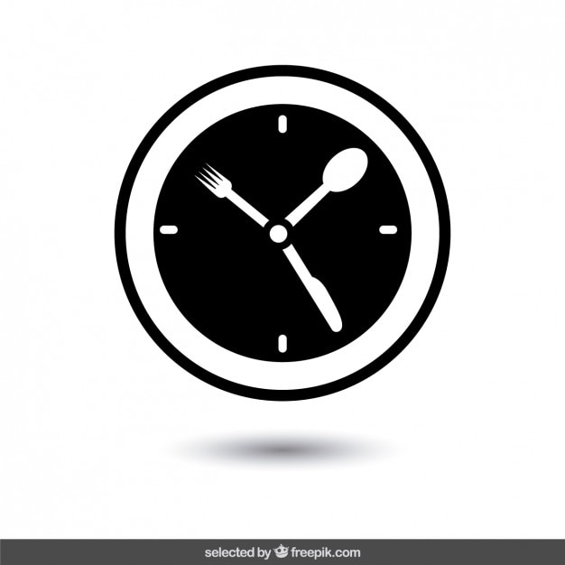 Logo reloj abstracto