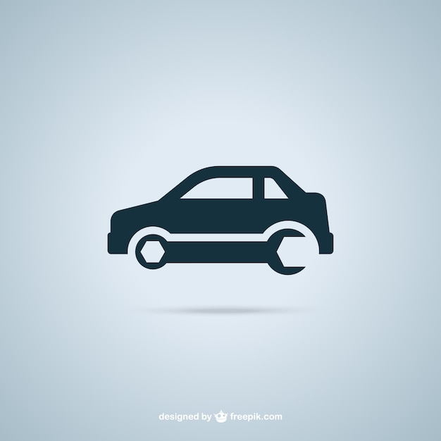 Vector gratuito logo taller de coches