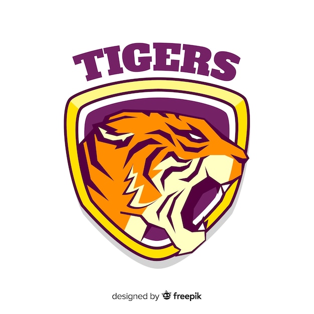 Logo tigre plano