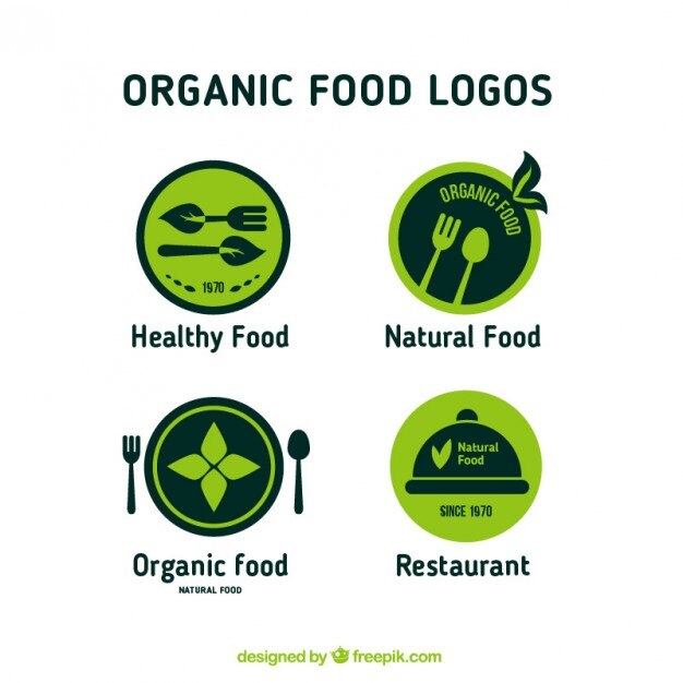 logos de comida orgánica