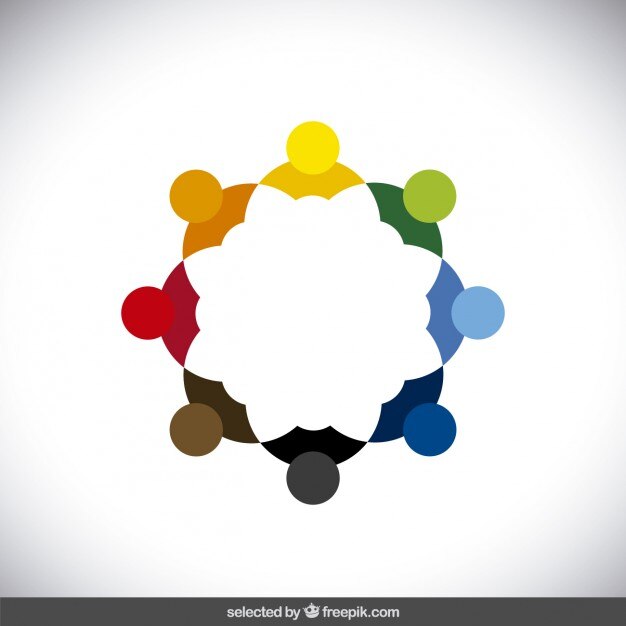 Logotipo abstracto colorido