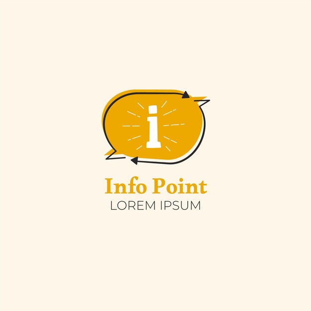 Logotipo de comunicación dibujado a mano