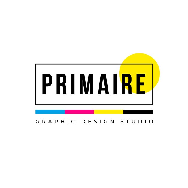 Logotipo de diseño colorido creativo