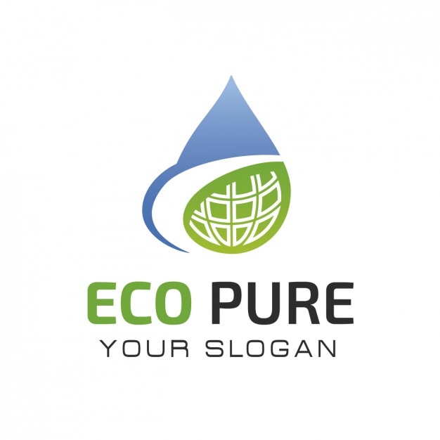 Logotipo de ecología de la compañía