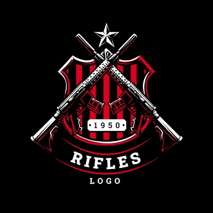 Vector gratuito logotipo del ejército de diseño plano