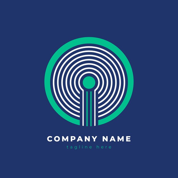 Logotipo de empresa abstracto