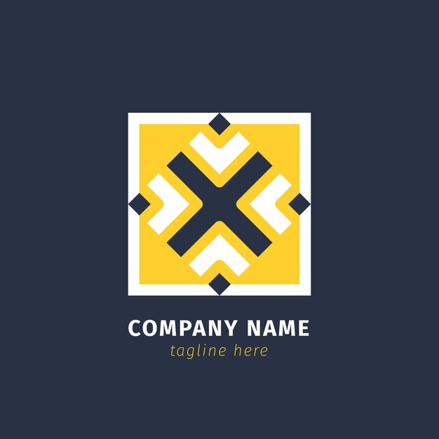 Logotipo de empresa abstracto