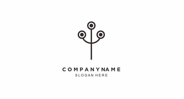Un logotipo para una empresa llamada árbol.