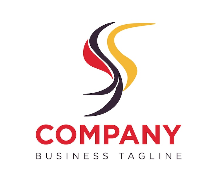 Vector gratuito logotipo de la empresa s identidad de marca diseño de logotipo vectorial corporativo