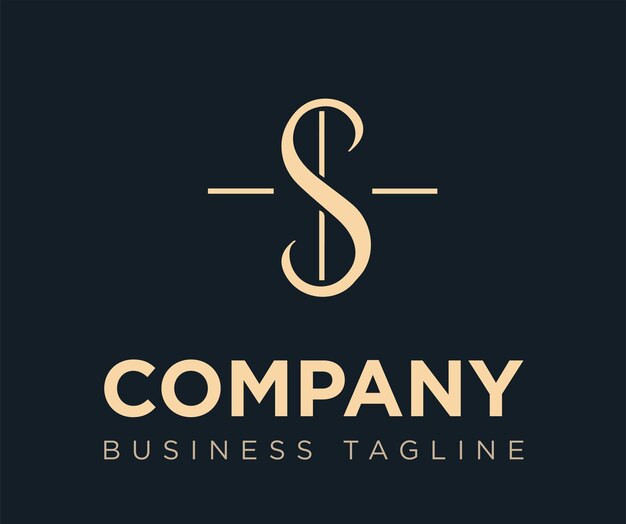 Logotipo de la empresa S Identidad de marca Diseño de logotipo vectorial corporativo