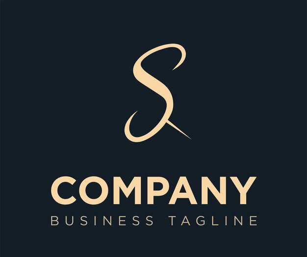 Logotipo de la empresa S Identidad de marca Diseño de logotipo vectorial corporativo