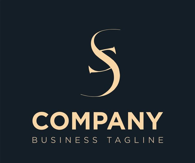 Logotipo de la empresa S Identidad de marca Diseño de logotipo vectorial corporativo