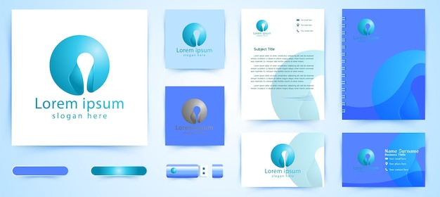 Logotipo de esfera 3d Ideas Inspiración Plantilla de diseño de logotipo Ilustración vectorial aislada en respaldo blanco