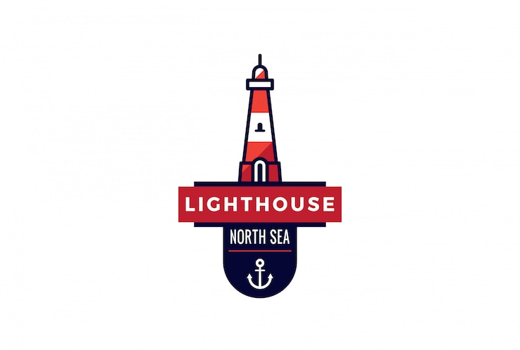Vector gratuito logotipo del faro