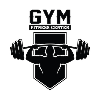 Logotipo de fitness y gimnasio