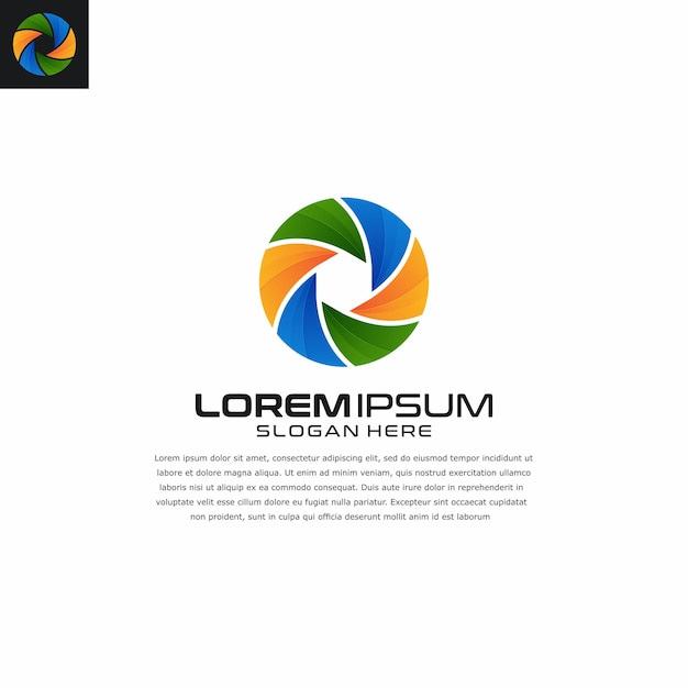 Logotipo de Geometrik colorfuel