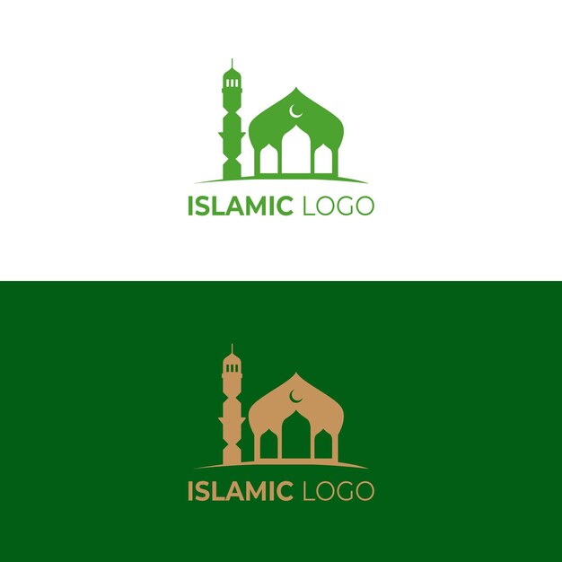 Logotipo islámico en dos colores