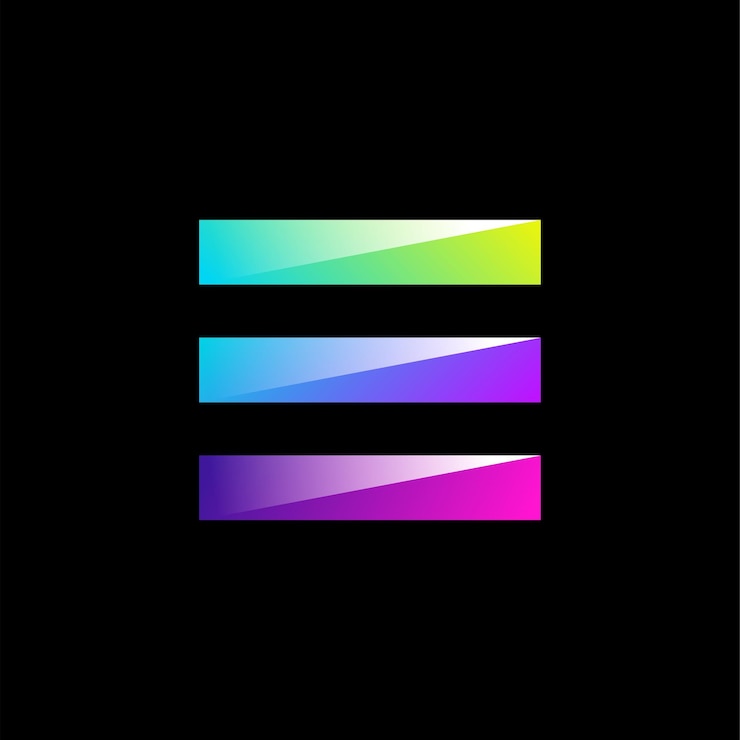 Vector gratuito logotipo de letra color degradado simple