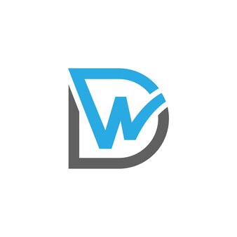 Logotipo de marca denominativa dw