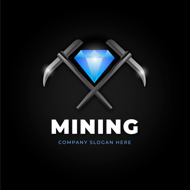 logotipo de minería de gradiente