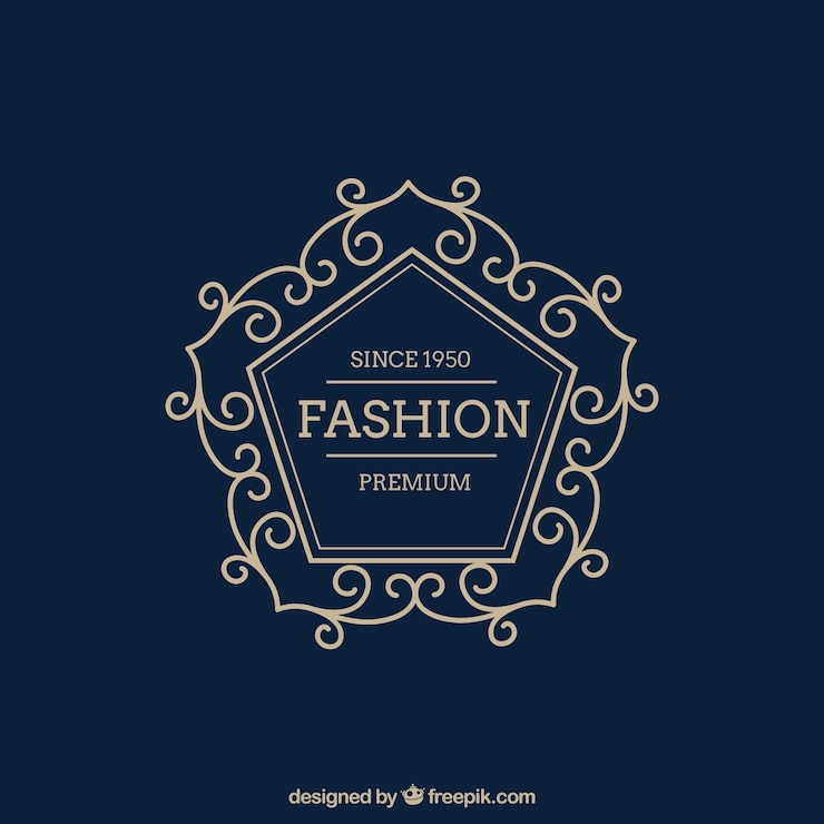 Vector gratuito logotipo de moda oramental