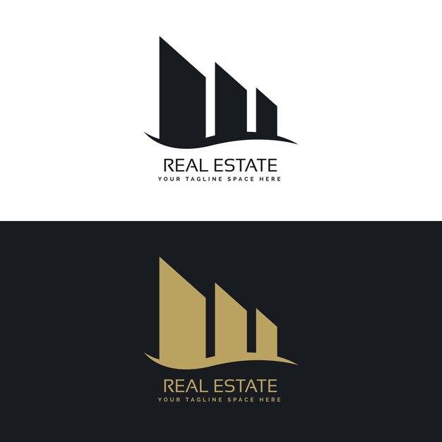 Logotipo de moderno de inmobiliaria