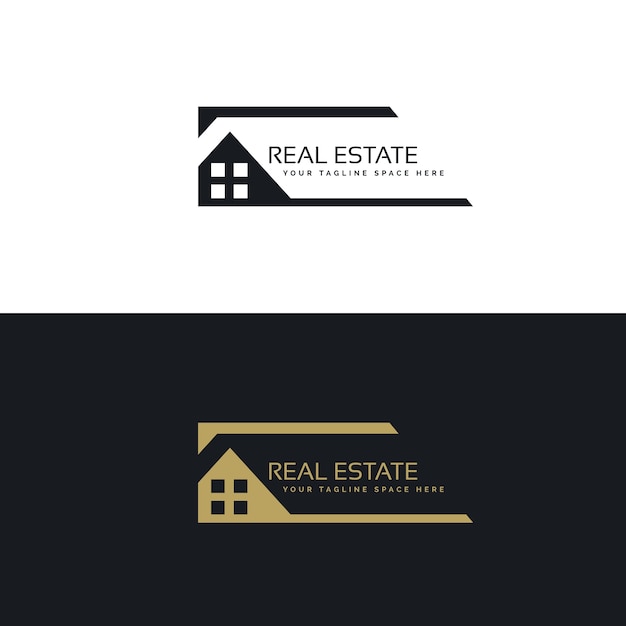 Logotipo moderno inmobiliario