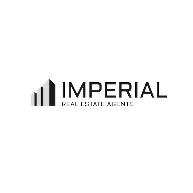 Logotipo moderno inmobiliario