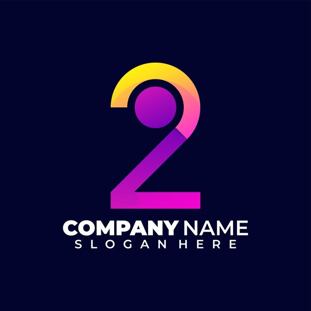Logotipo moderno número 2