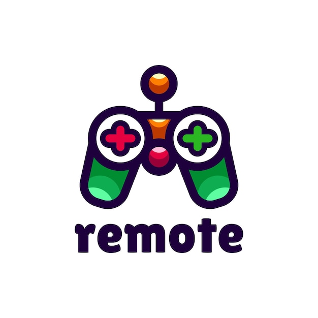 El logotipo remoto vectorial