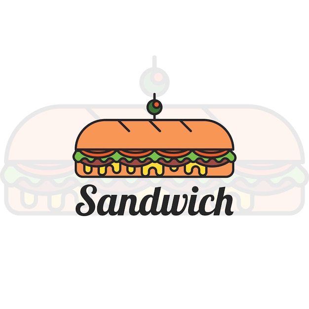 Logotipo sandwich