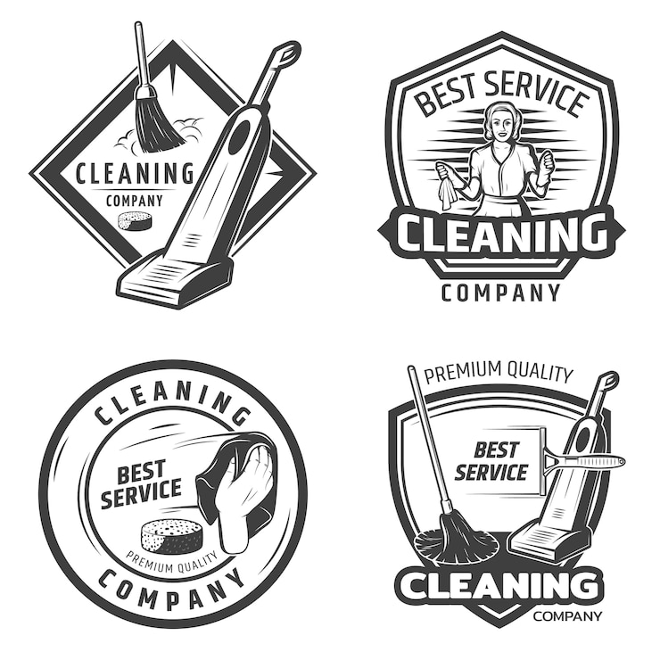 Vector gratuito logotipo de saneamiento vintage