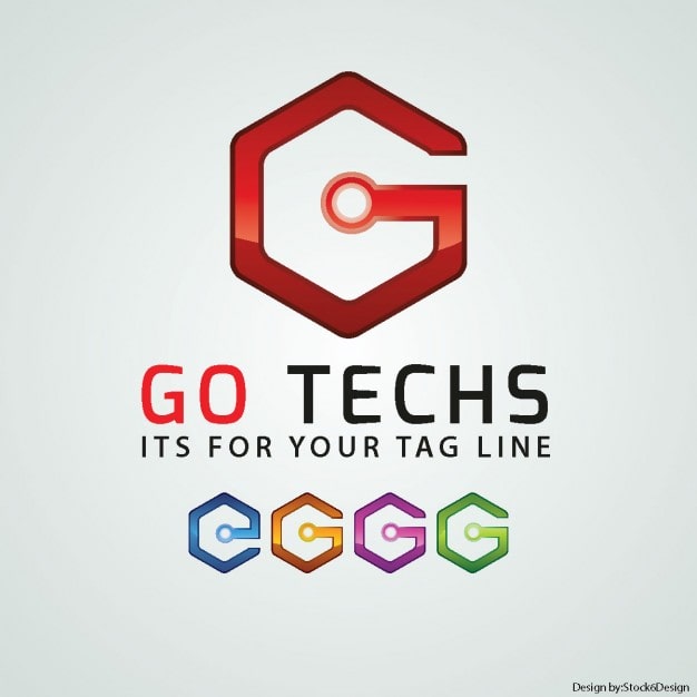 Vector gratuito logotipo de tecnología