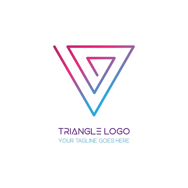 Logotipo de triángulo