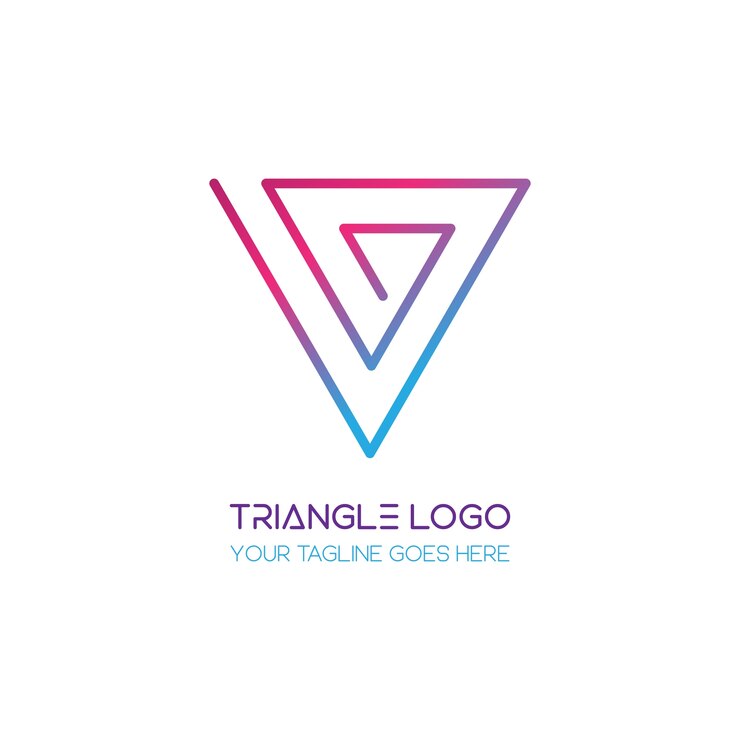 Logotipo de triángulo