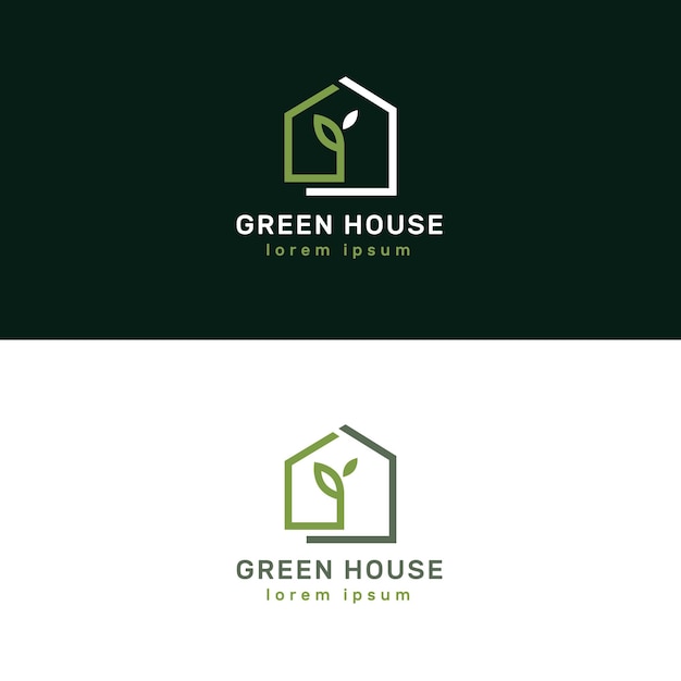 Logotipos inmobiliarios de lujo y elegantes