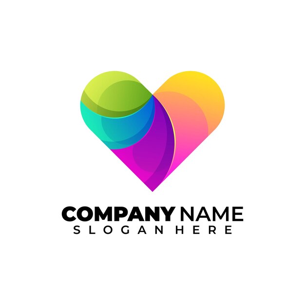 Love colorful logo