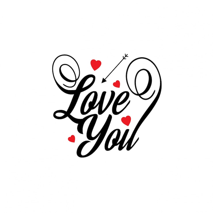 Vector gratuito love you