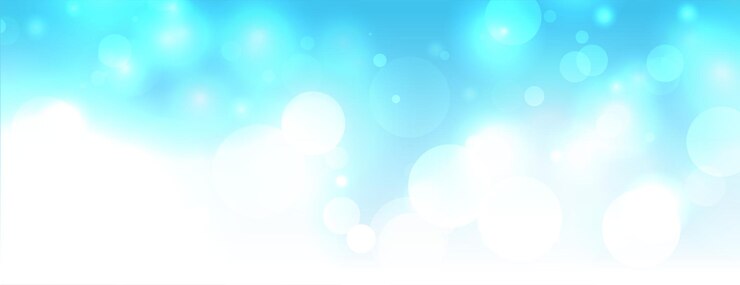 Vector gratuito luces de bokeh espumosos sobre fondo de color azul cielo